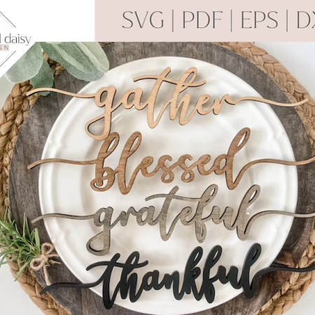 Thanksgiving Words by Tarnished Daisy Design