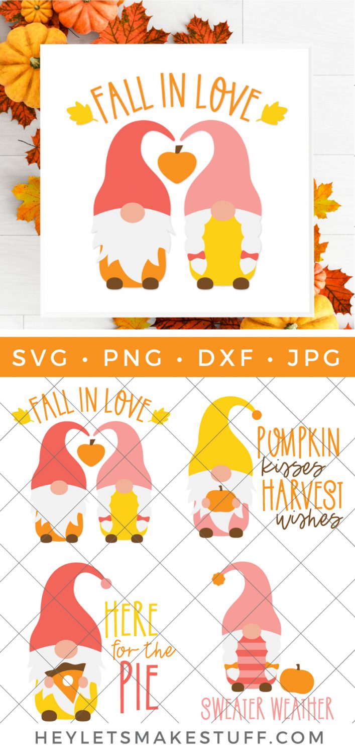 Fall Gnome Bundle SVG pin image