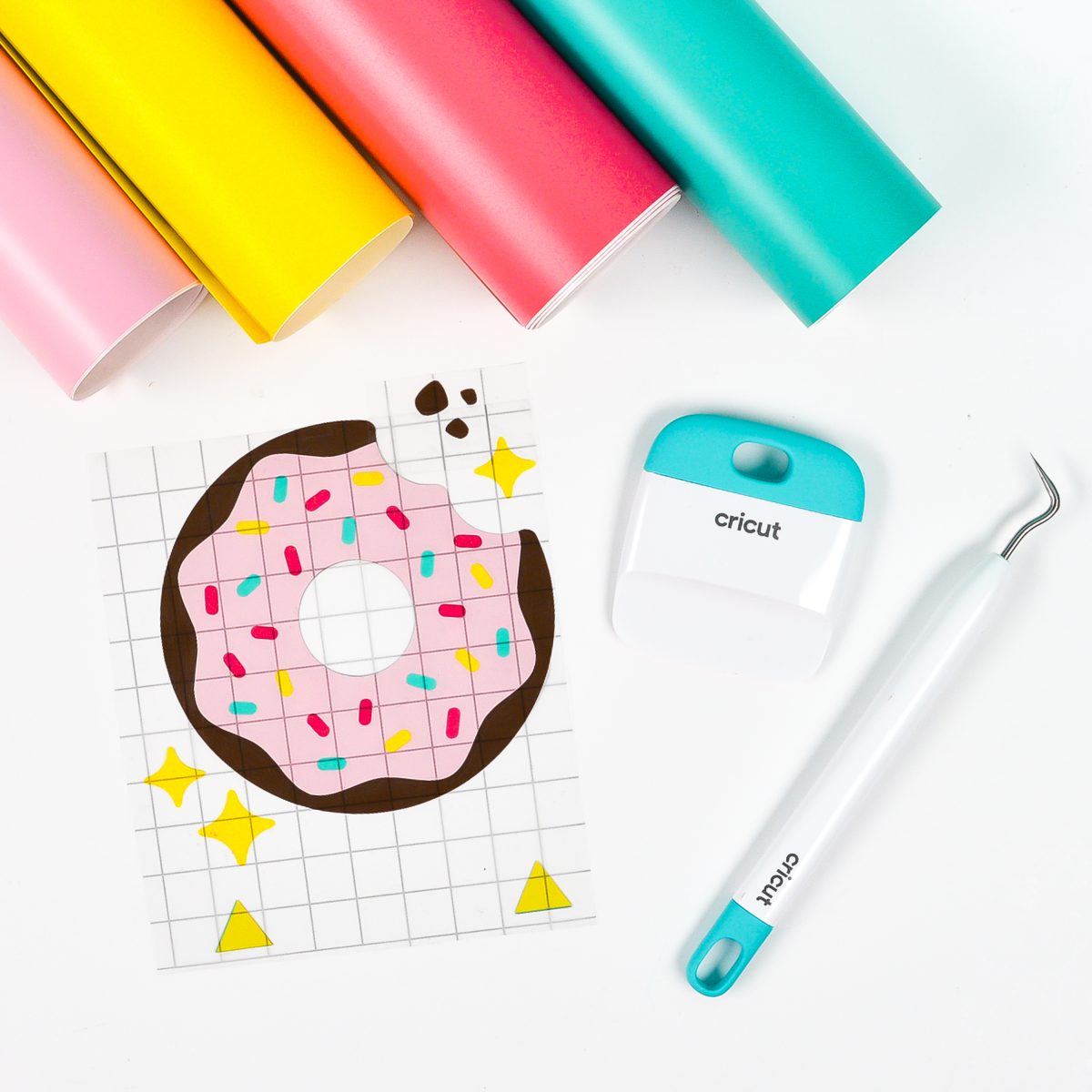 Craft your own colorful world with Cricut vinyl rolls