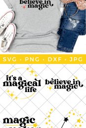 Believe in Magic SVG Bundle pin