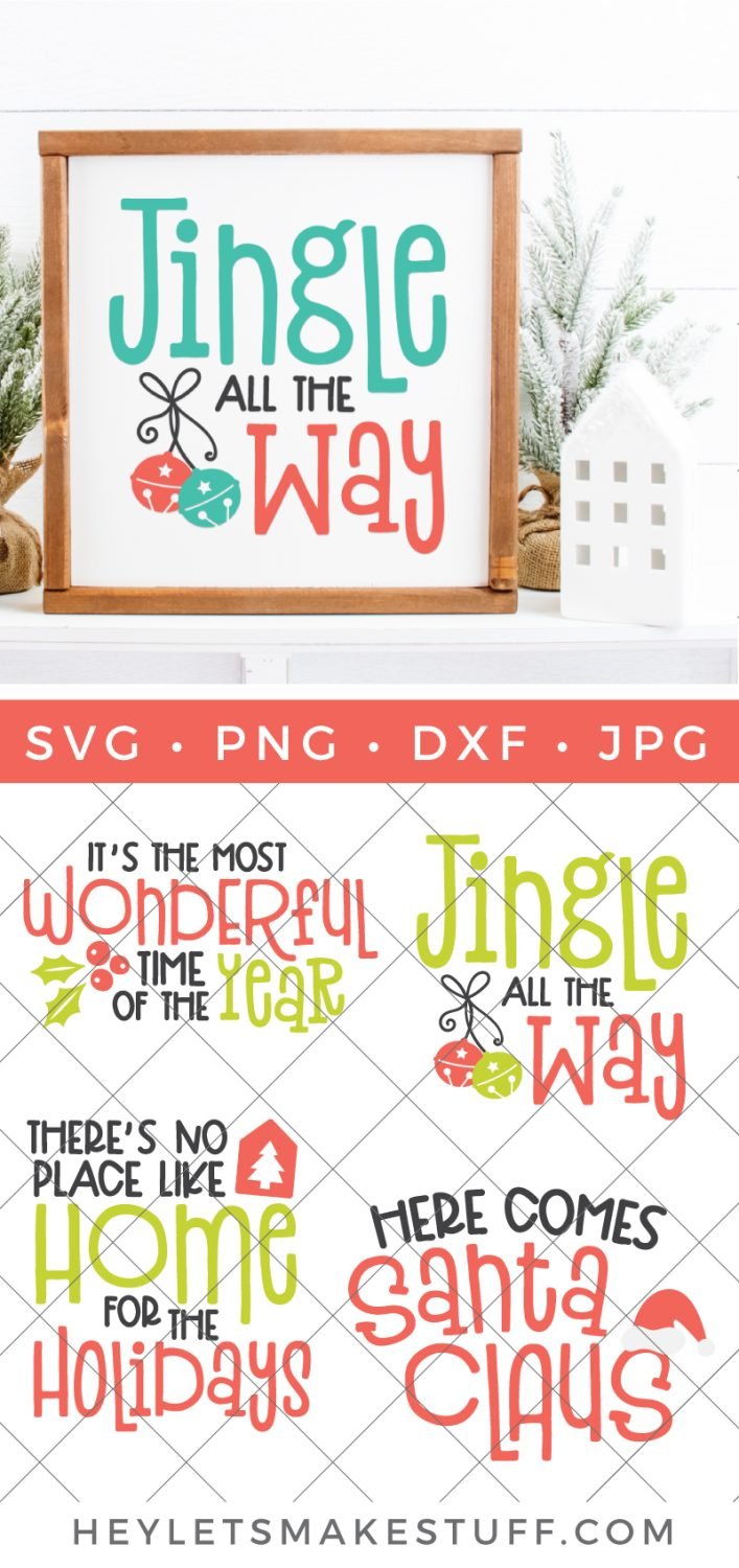 Christmas Songs SVG bundle pin image