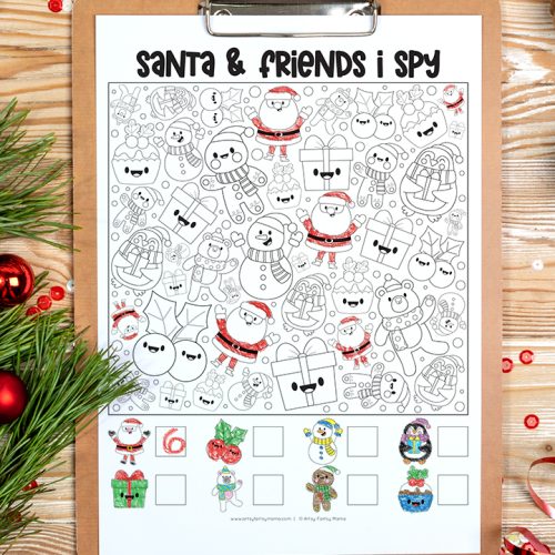 Free Printable Santa Stop Here Door Hanger - Hey, Let's Make Stuff