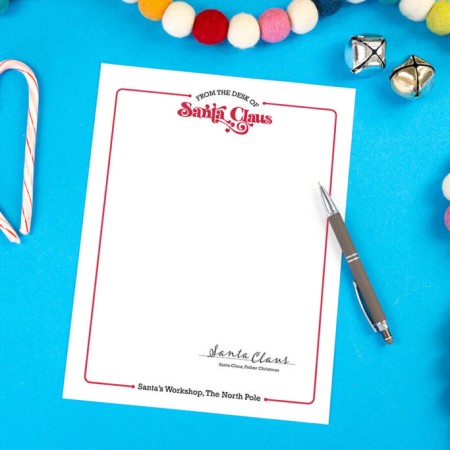 Printable letter from Santa