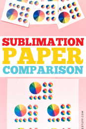 Sublimation Paper Comparison Pin #1
