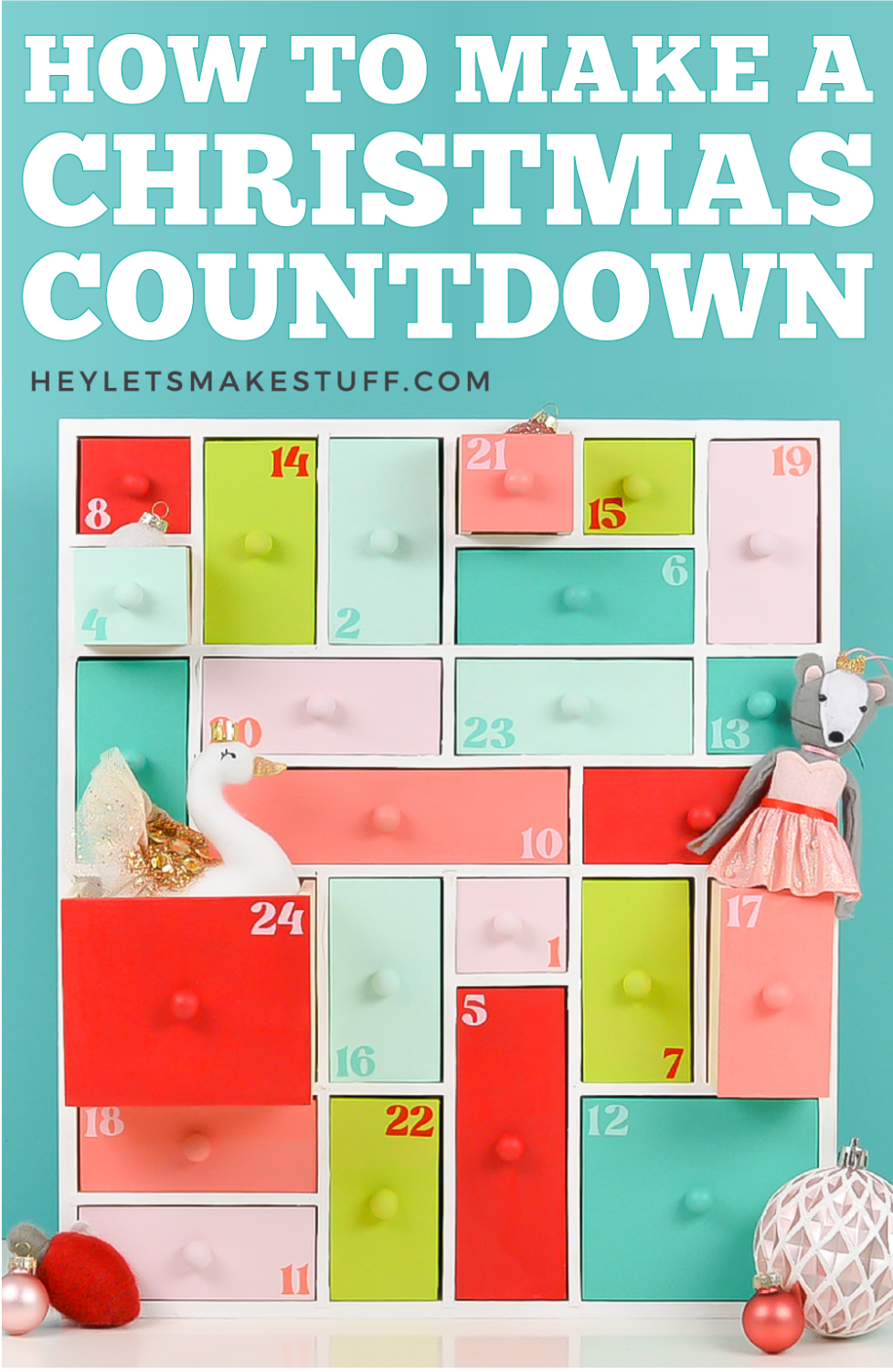 Easy Wooden Advent Calendar + Advent Calendar Filler Ideas - Hey, Let's  Make Stuff