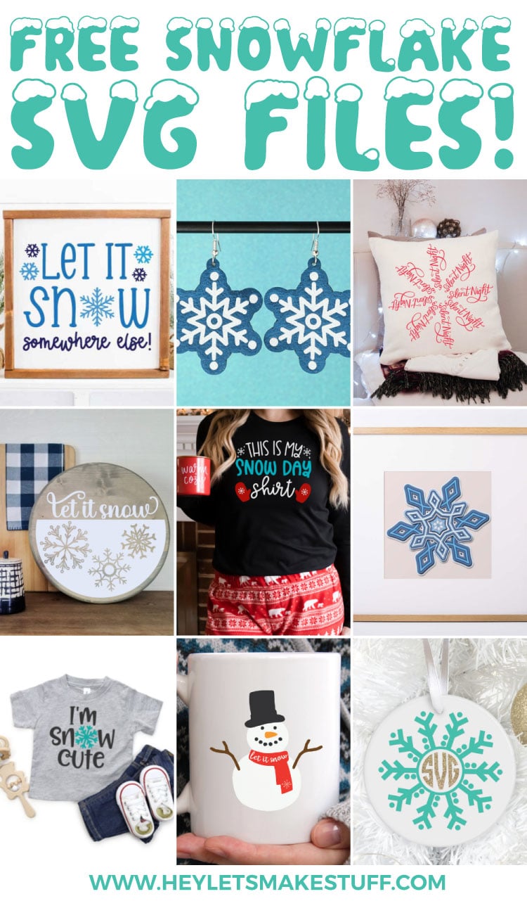 Collage of snowflake projects