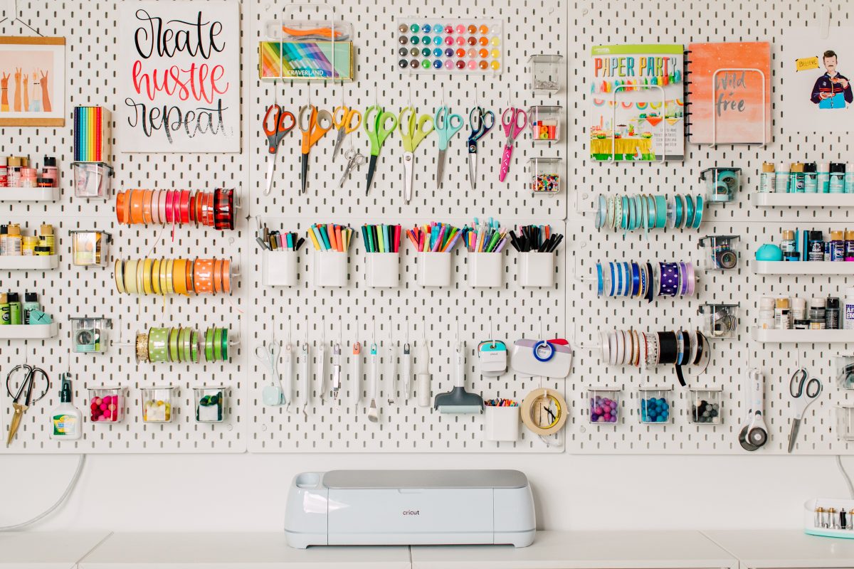 Craft Room Peg Board