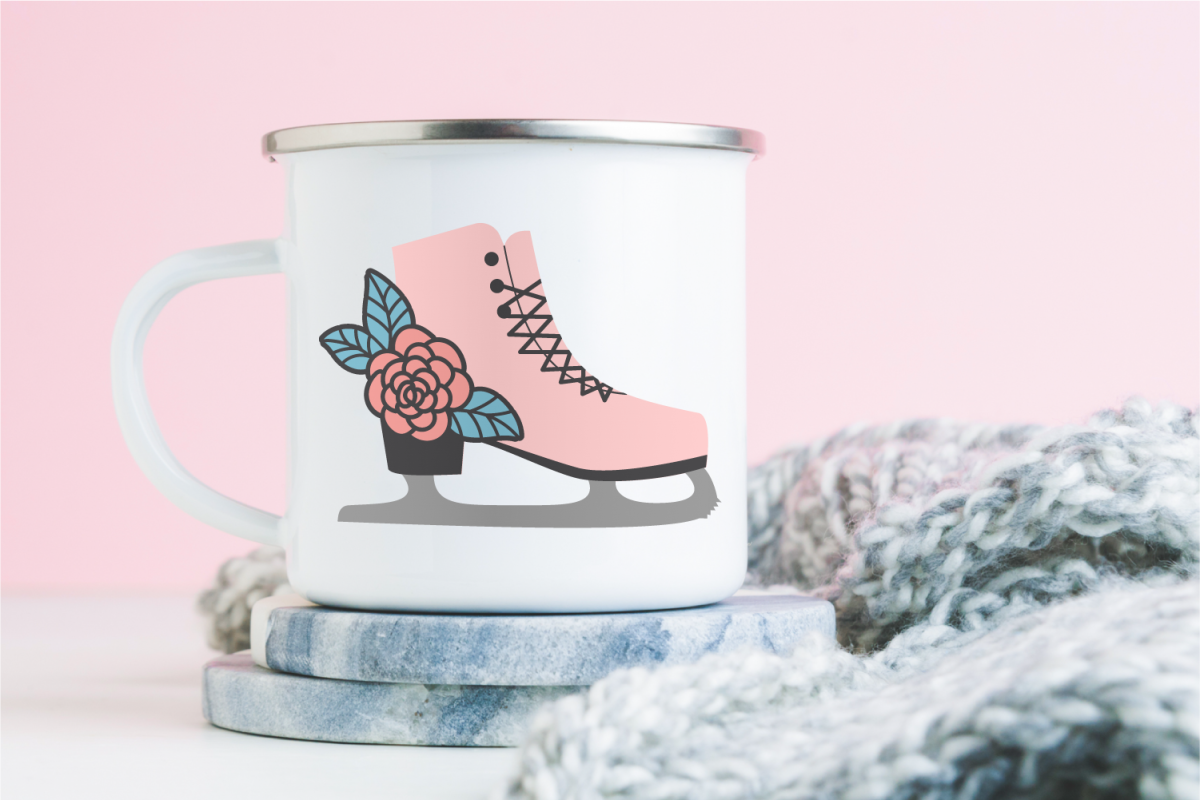 Figure Skating Mug, Ice Skating Coffee Mug