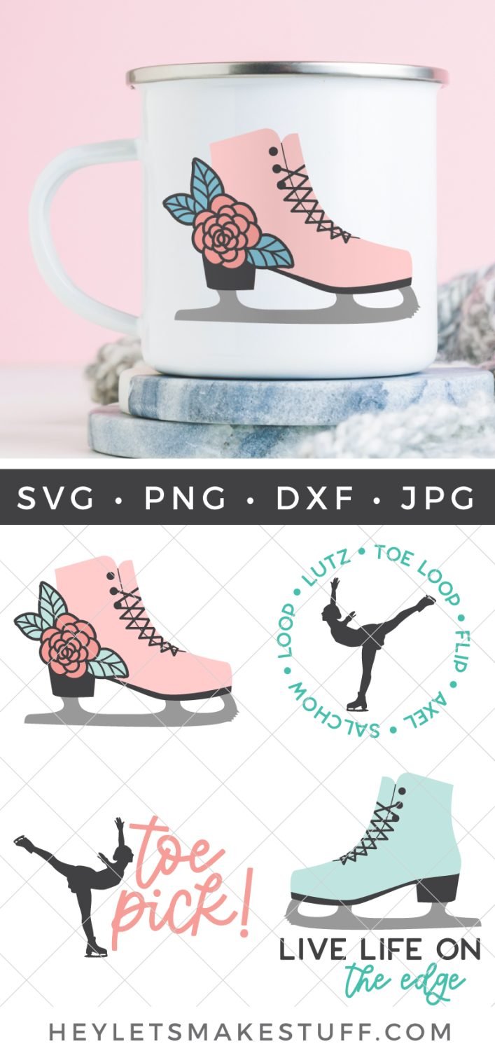 Figure skating SVG bundle image