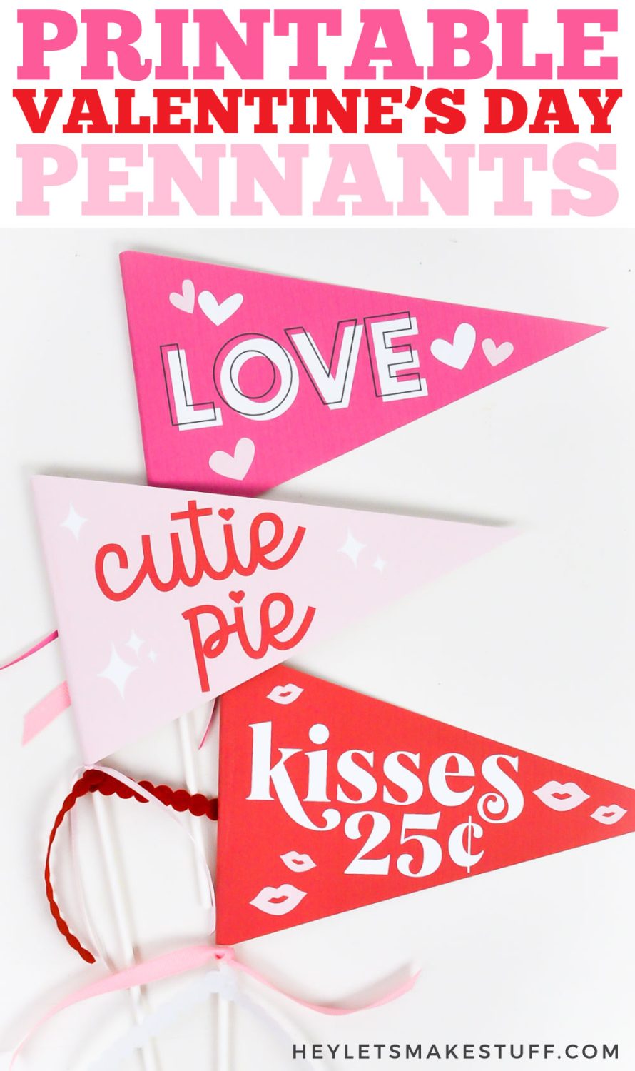 Valentine's Day Pennants pin image