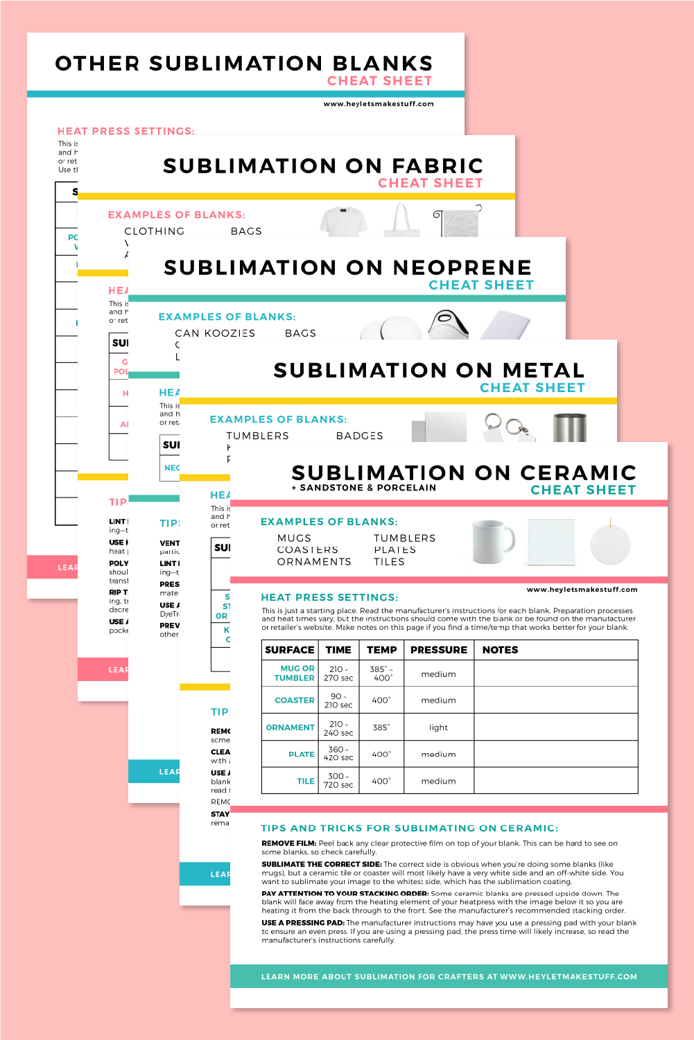 Printable Cheat Sheets for Cricut Joy Beginners Guide PDF Instant Download  