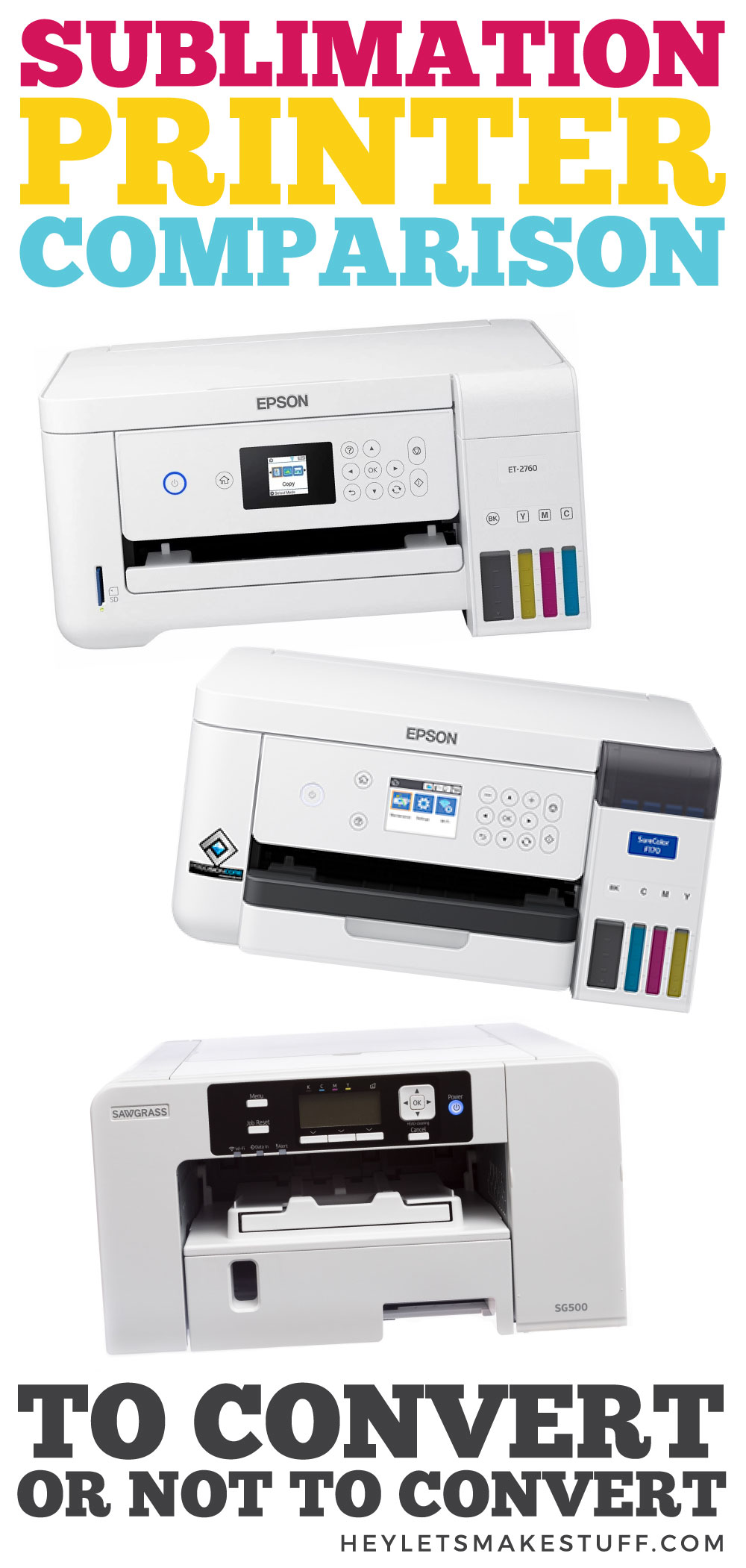Sublimation Printer Comparison To Convert or Not to Convert?