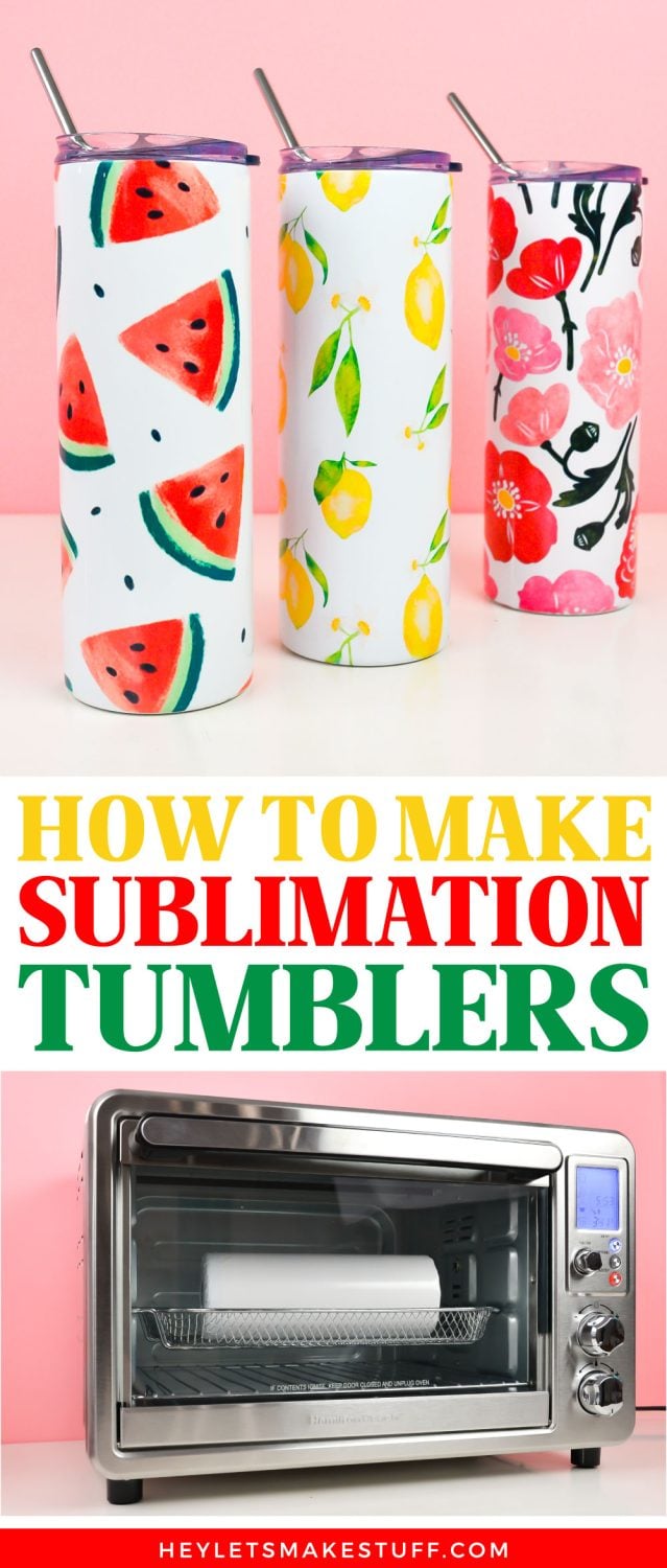 HOW TO SUBLIMATE A GLITTER TUMBLER: HOW TO USE A SUBLIMATION OVEN 