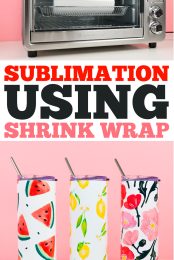 Sublimation Using Shrink Wrap Pin Image