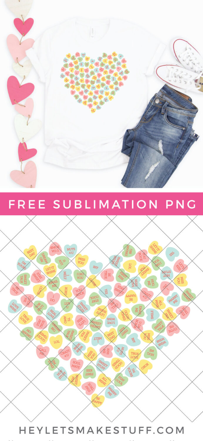 Free Valentine's Day Sublimation File