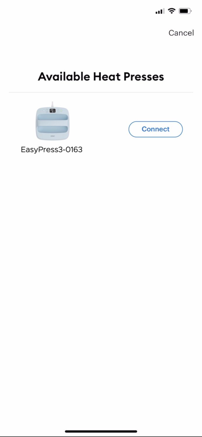 Cricut Heat App: Available Presses