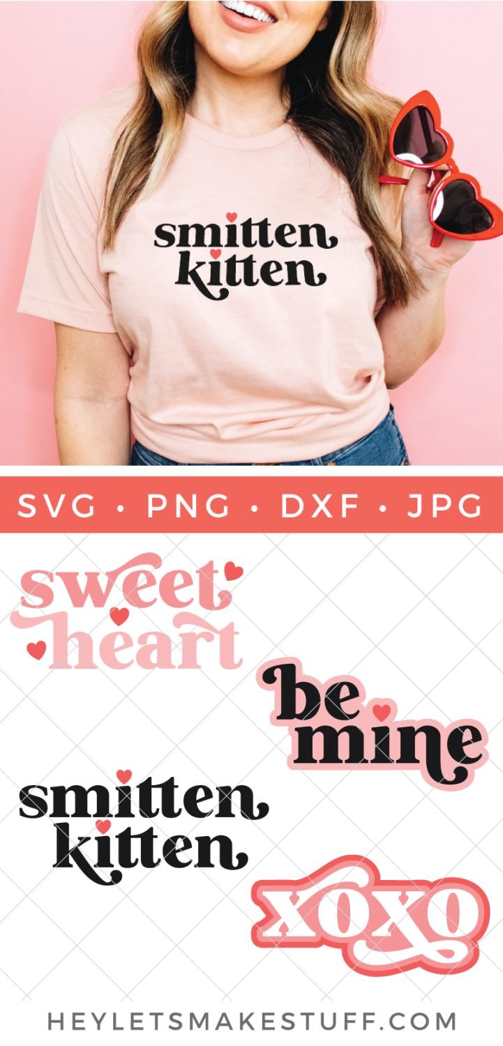 Modern Valentine's SVG bundle pin image