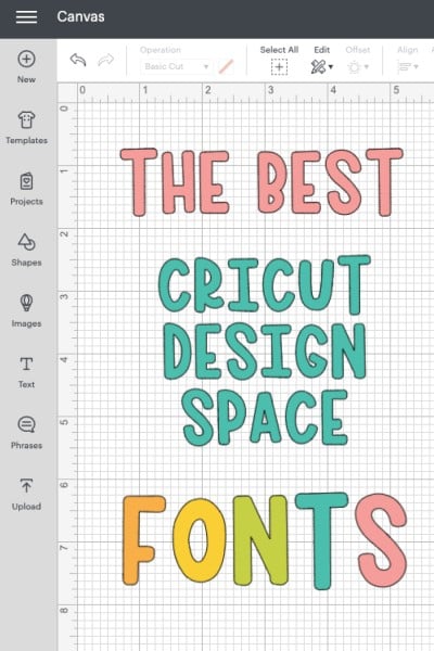 The Best Cricut Design Space Fonts - Feature Image
