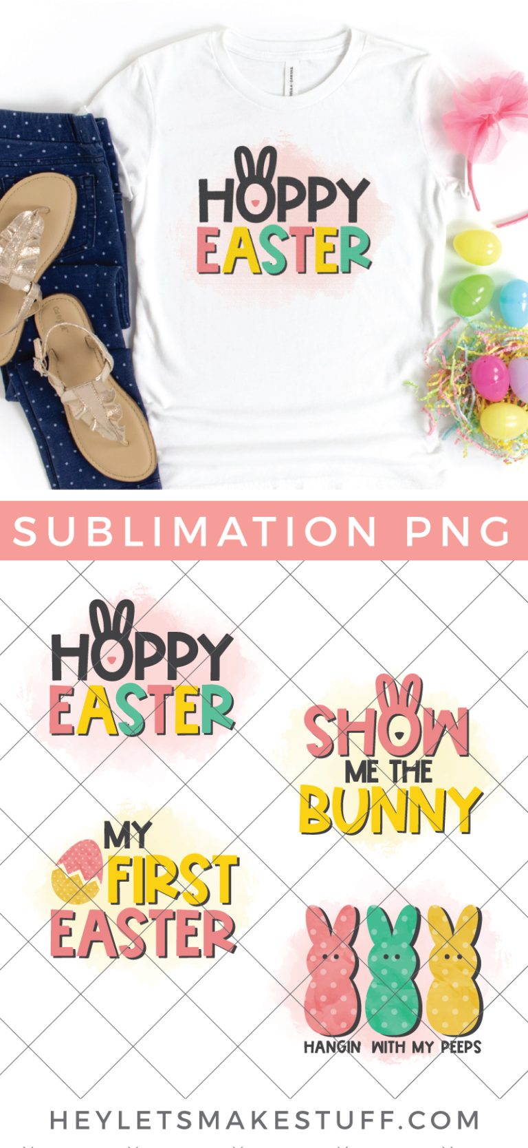 Easter Sublimation Designs - Hey, Let's Make Stuff