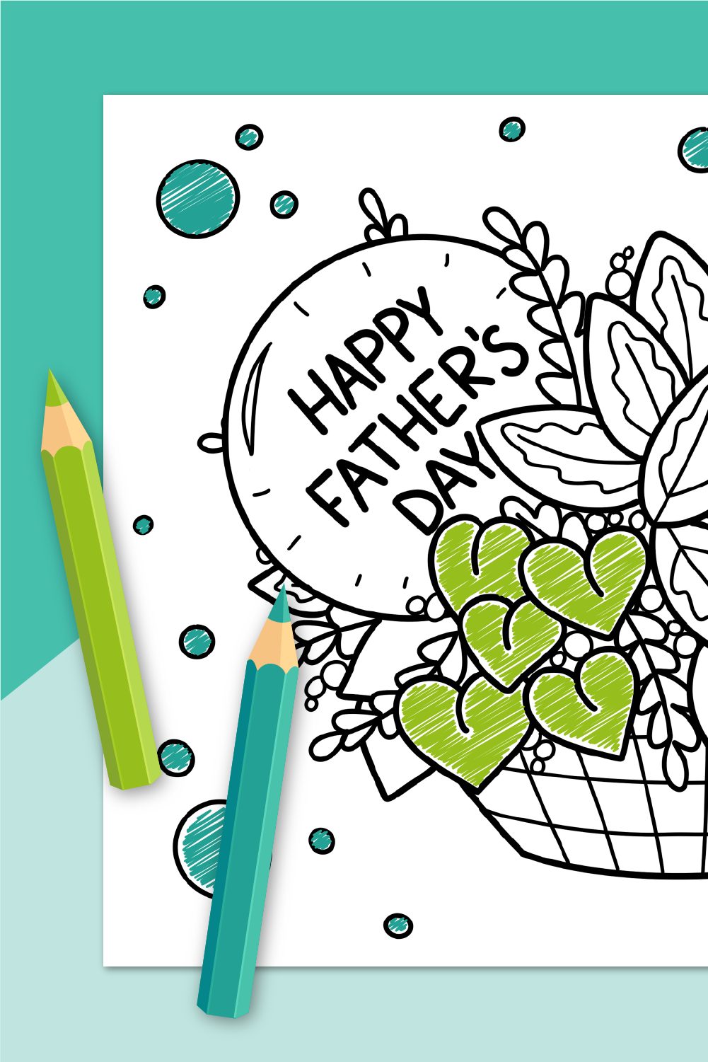 Free Father's Day Printable Coloring Sheets » Homemade Heather