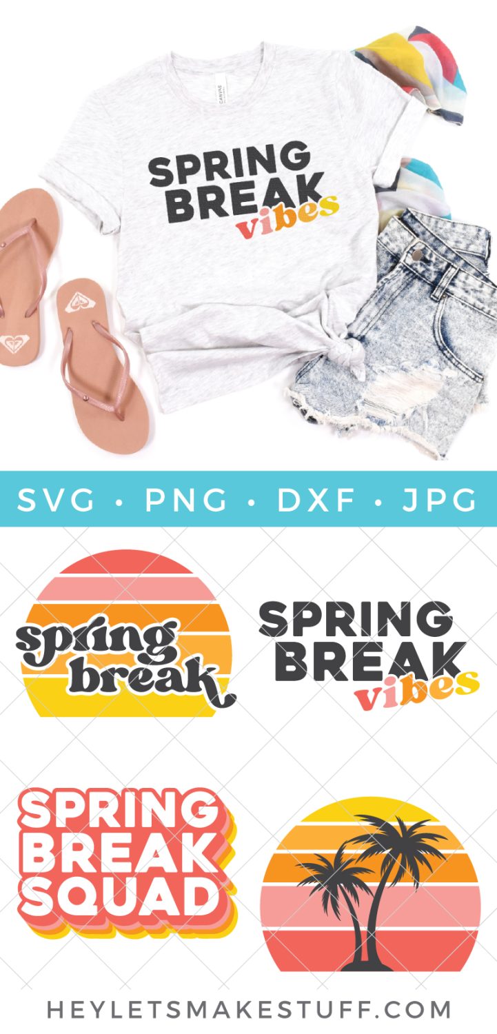 Spring Break SVG Bundle pin