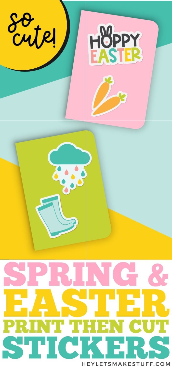 Spring and Easter Stickers pin image