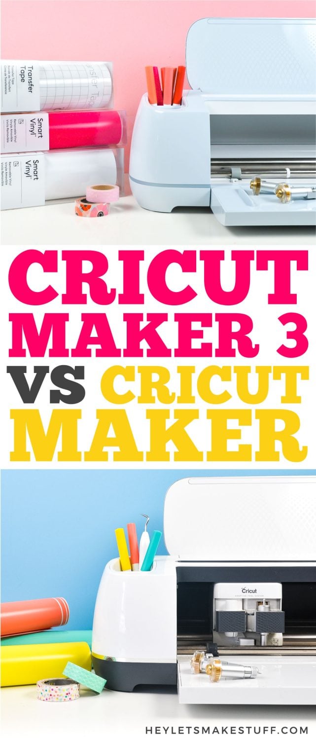 Cricut Maker 3 vs Cricut Maker pin image