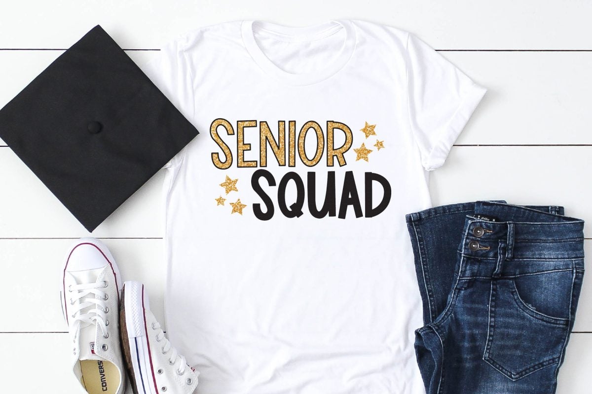 Senior Squad sublimation design image