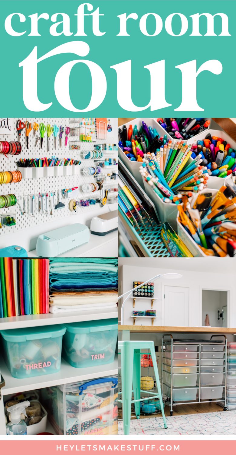 SMALL CRAFT ROOM TOUR 2022  ORGANIZATION IDEAS AND INSPIRATION 