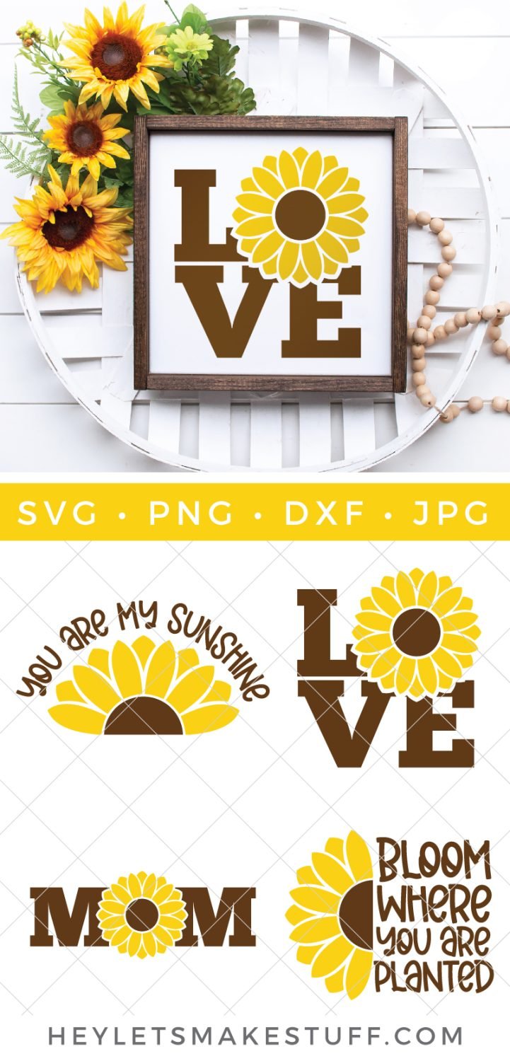 Sunflower SVG Bundle pin image