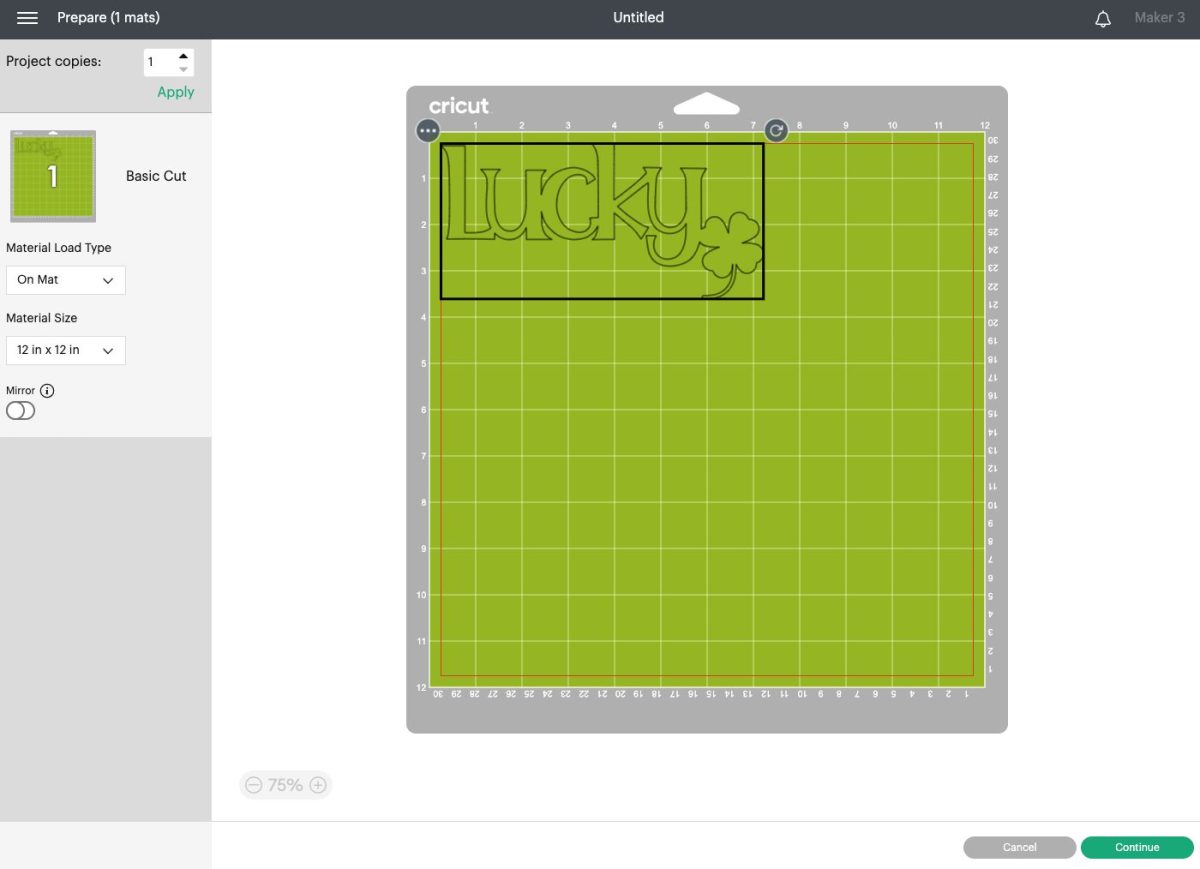 DS - Prepare screen with welded image on single mat