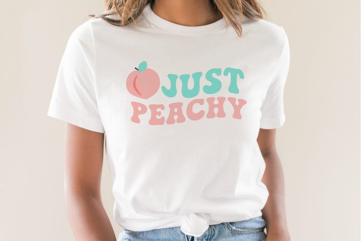 just peachy svg image