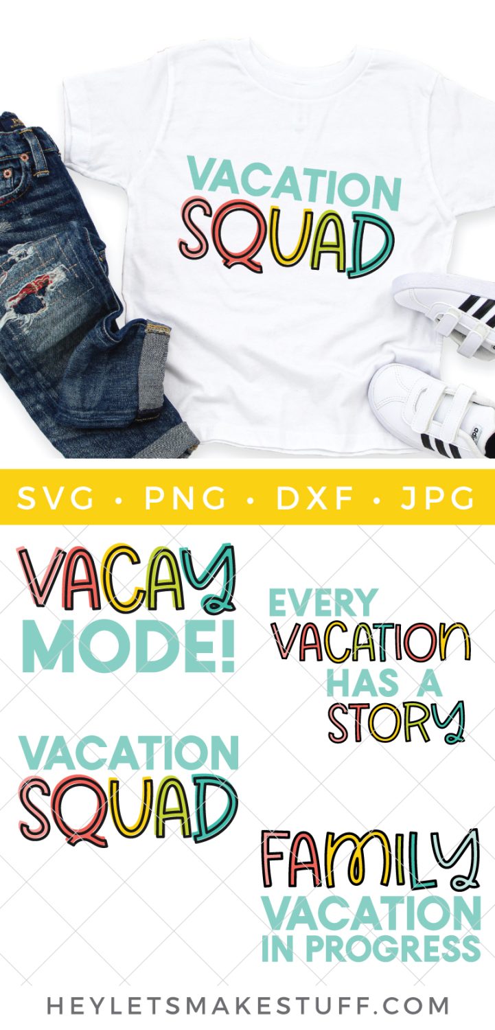 vacation SVG bundle pin image