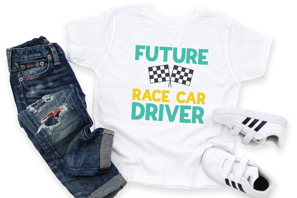 Future racecar driver SVG image