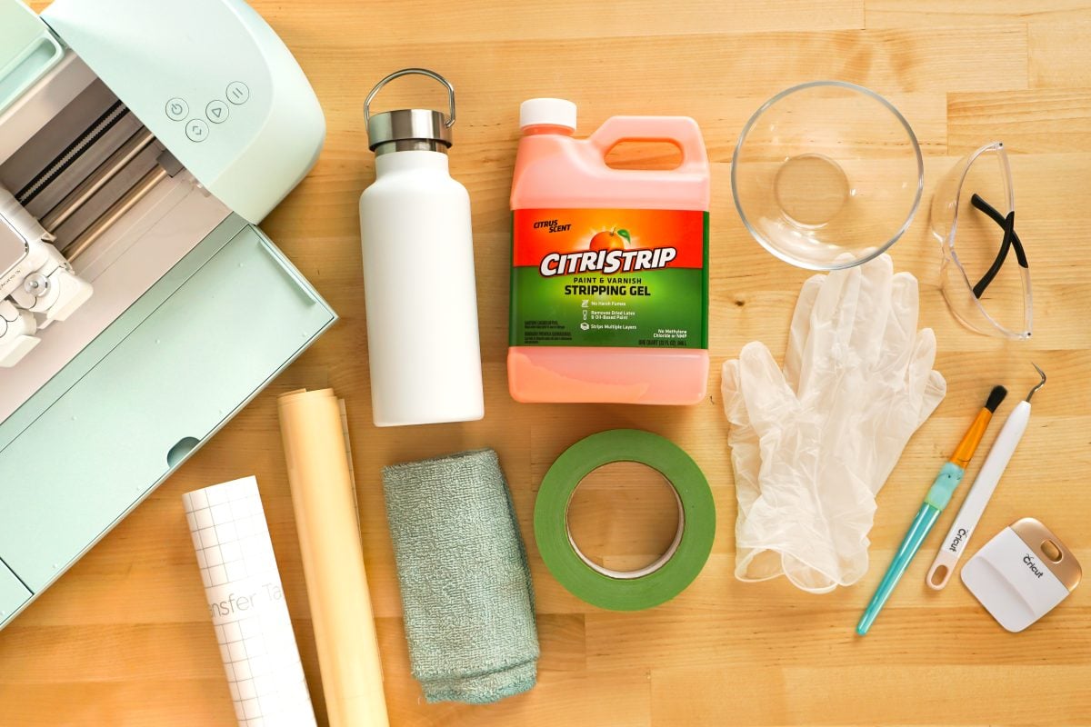 How To Etch Costco Thermoflask Water Bottle With Citristrip 