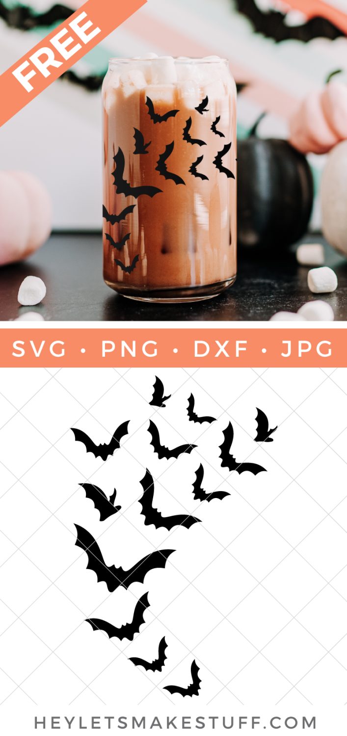 Flying Bats SVG pin image