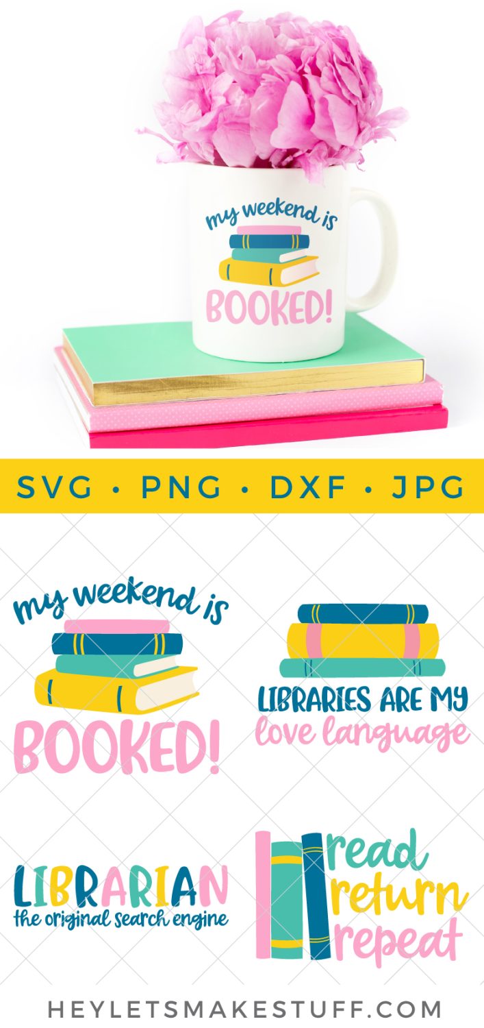 Library SVG Bundle pin image