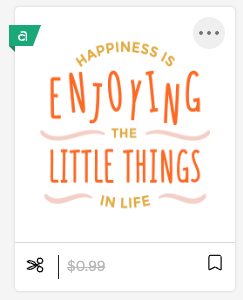 Enjoy the Little Things Cricut Design Space image 