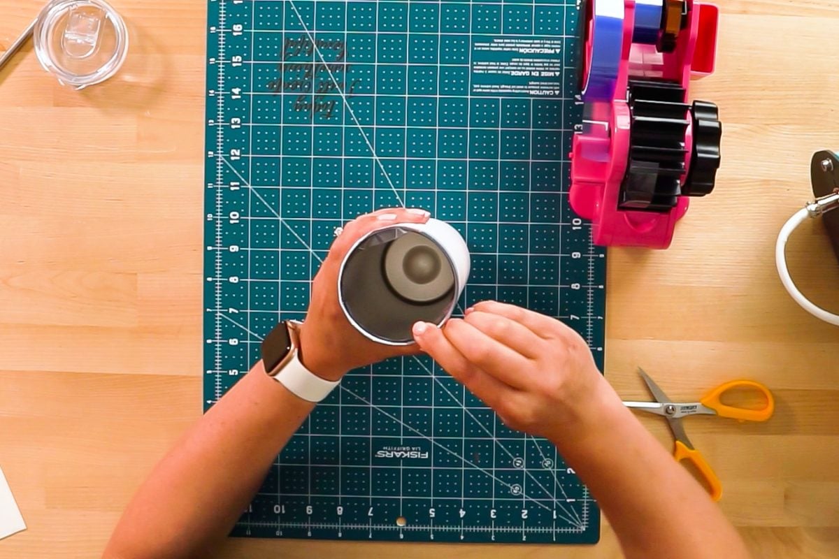 How to Tape a Tumbler to Minimize Seams and Uneven Edges!