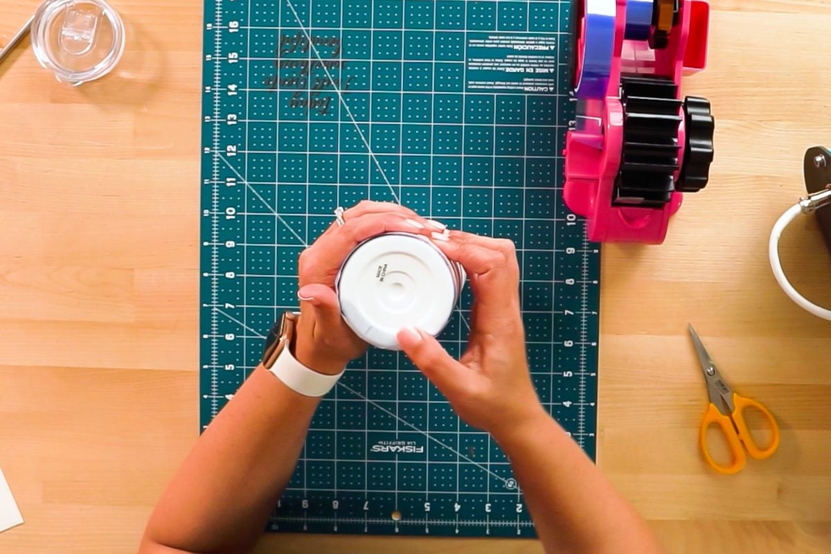 How to Tape a Tumbler to Minimize Seams and Uneven Edges!