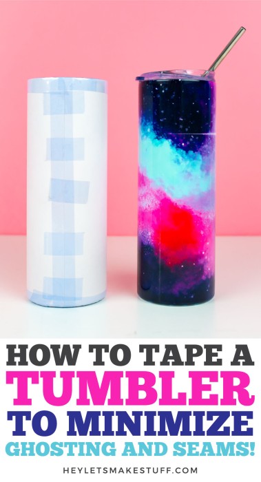 How to Tape a Tumbler to Minimize Seams and Uneven Edges!