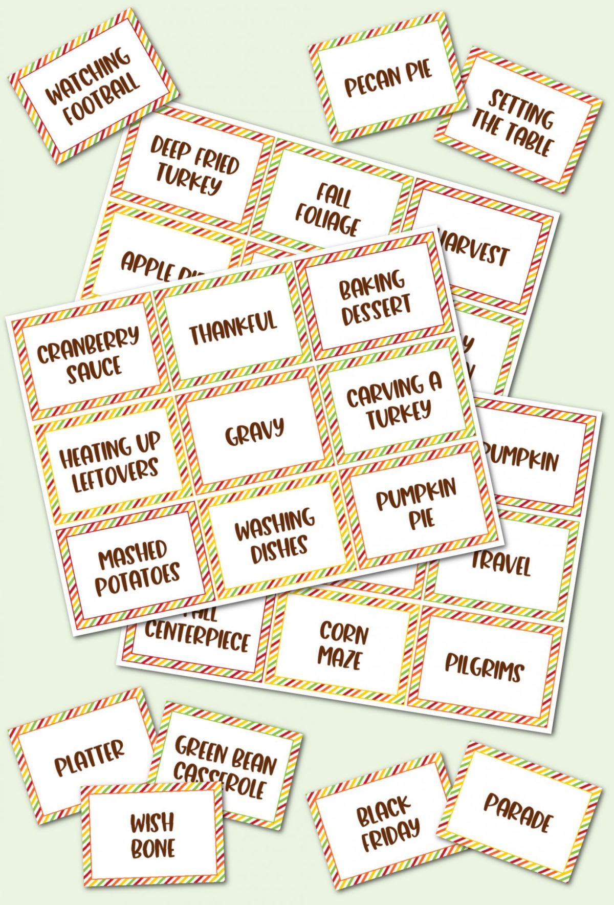 Free Printable Thanksgiving I-Spy Game! - Hey, Let’s Make Stuff