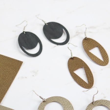 Three pair of earrings