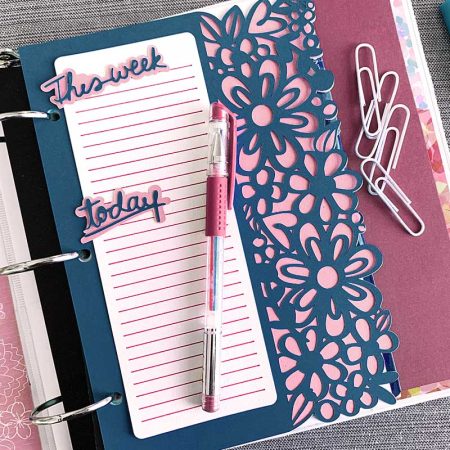 Fancy Cut Planner Dividers - 100 Directions