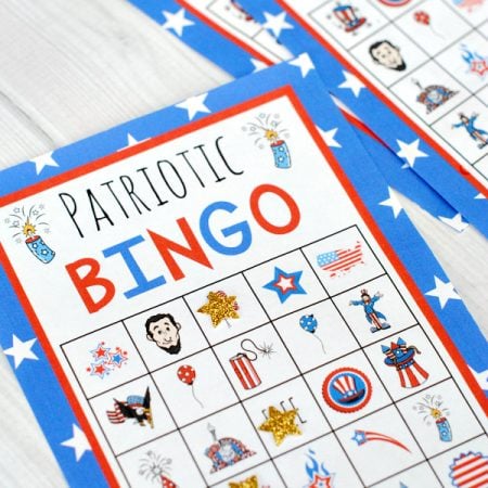 Printable 4th of July Bingo Game