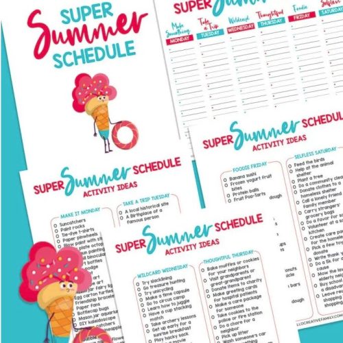 Free Printable Summer Word Scramble + 12 More Summer Printables