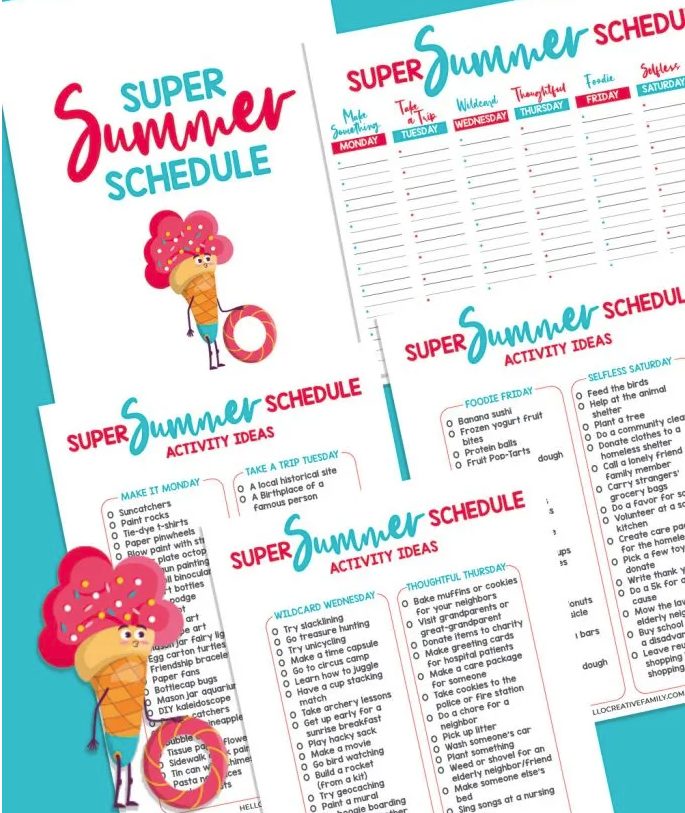 Free Printable Summer Word Scramble + 12 More Summer Printables