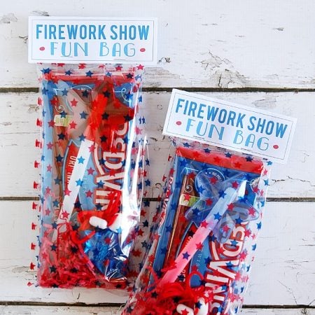 Firework show bags