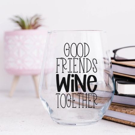 Good Friends Wine Together SVG