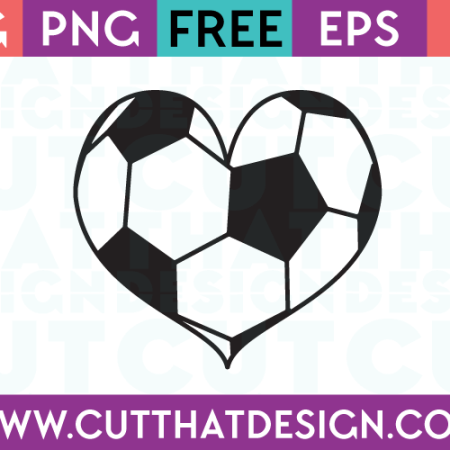 Soccer ball heart design